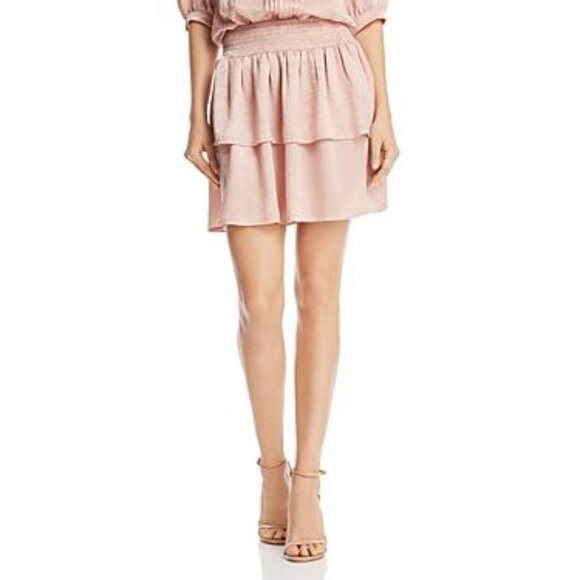 NWT - Beltaine Tiered Ruffle Skirt in Blush - Picture 2 of 12